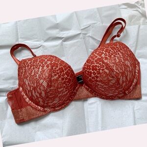 Victoria's Secret Floral Lace Push-Up Bra 34B